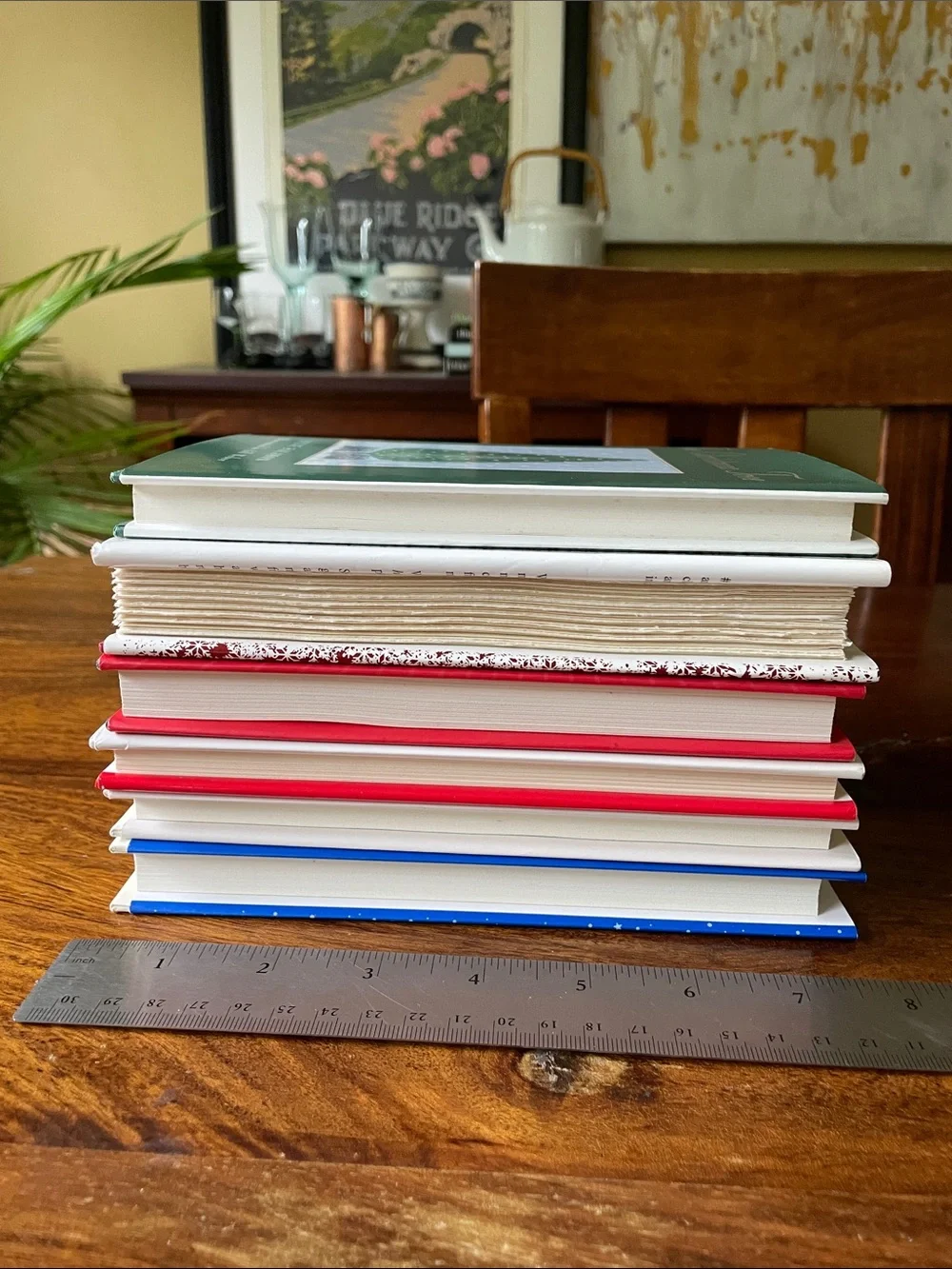 6 Holiday Christmas Hardcover Book Bundle Lot Red, Green, White Covers - Picture 5 of 13